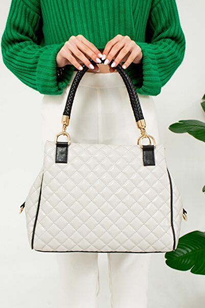 mıchael polo Quilted 3 Compartment Shoulder and Shoulder Bag