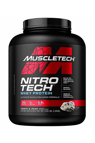 MUSCLETECH Nitro-Tech Whey Protein 1814 - Cookie Flavored, 1 Gr