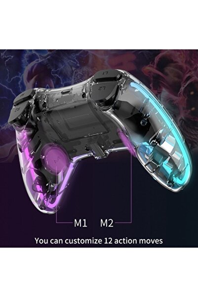M90 Wireless Gaming Controller Kablosuz Gamepad Telefon/android/ıos/pc/ps4/tv Box Uyumlu Oyun Kolu