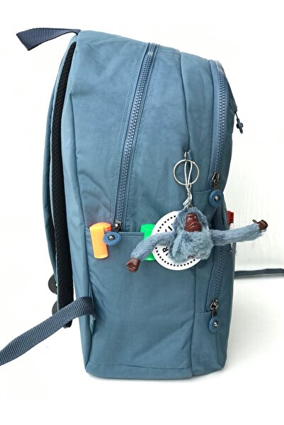 Klinkır Rucsac din țesătură șifonată rezistentă la apă, potrivit pentru școală și uz zilnic