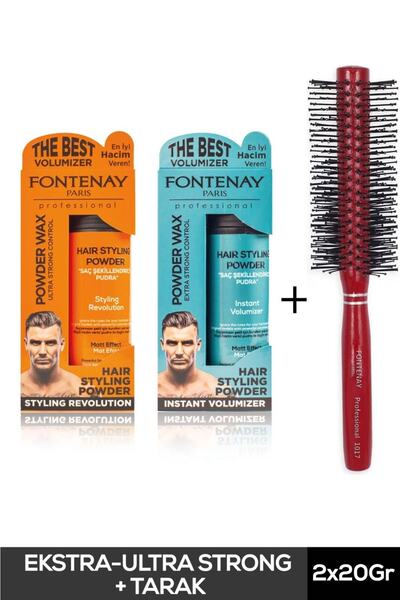 Fontenay Saç Şekillendirici Pudra Toz Wax Mat Effect Ve Ultra Strong Profesyo...