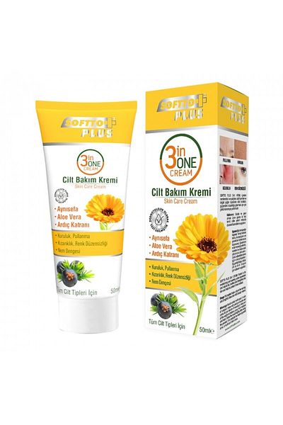 Softto Plus 50 Ml 3in1 Moisturizing, Soothing and Redness Relief Skin Care Cream