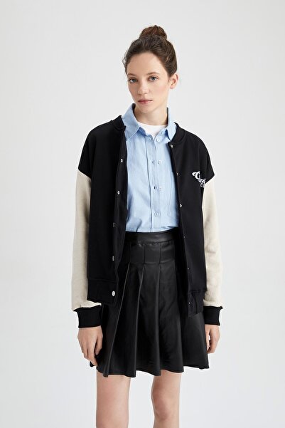 DeFacto Baskılı Bomber Ceket