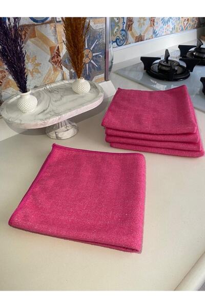 Manosta (1 PC)Pink Color Microfiber Difficult Dirt Cloth-carpet-seat- Shower Cabin Cloth Serrated-wire Cloth