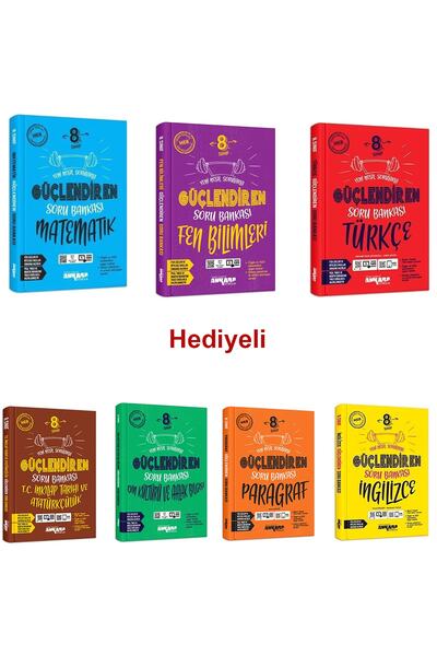Ankara Yayınevi Ankara 8.sınıf Lgs Matematik Fen Türkçe Inkılap Din Kültürü I...