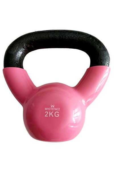 whiteface Kettlebell(çaydanlık Tipi Dambıl) 2 Kg (pembe-siyah)