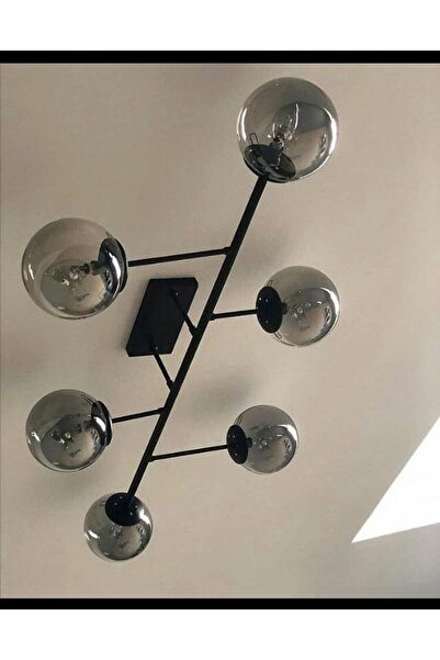 Favori Aydınlatma 6'lı Modern Sıralı Glop Avize