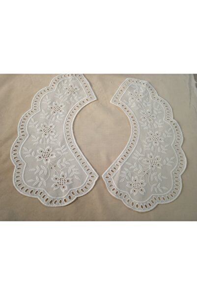 SHERLOCK HOME Vintage Beyaz Fisto Yakalık