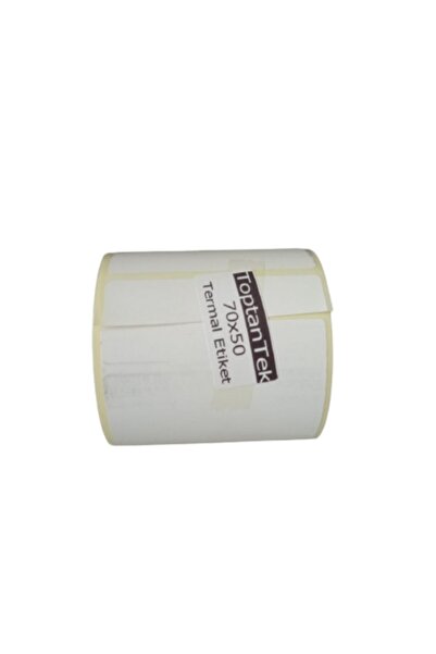HITMAX 70x50 Termal Etiket Genişlik 70 Mm Yükseklik 50 Mm 1 Rulo 400 Adet 1.kalite (tam Metraj)