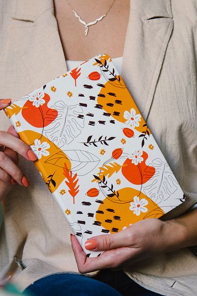 CoNotes Hard Cover Thread Stitching Checked Notebook - A5 (15x21cm)