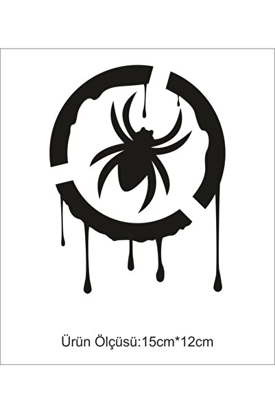 EYBA STİCKER استيكر سبايدر ستيكر للسيارة 15 سم * 12 سم