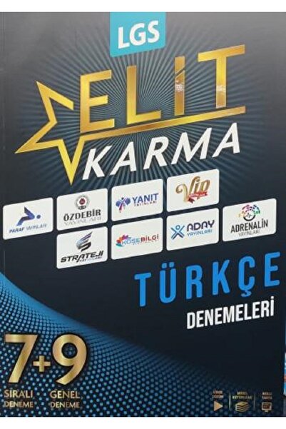Yanıt Yayınları Elit Karma 8. Sınıf Türkçe 16 Branş Deneme