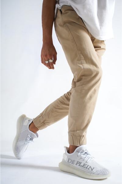 DE PLEIN Men's Knitwear White Sports Shoes - Network Person Foot Shoes, Special Production