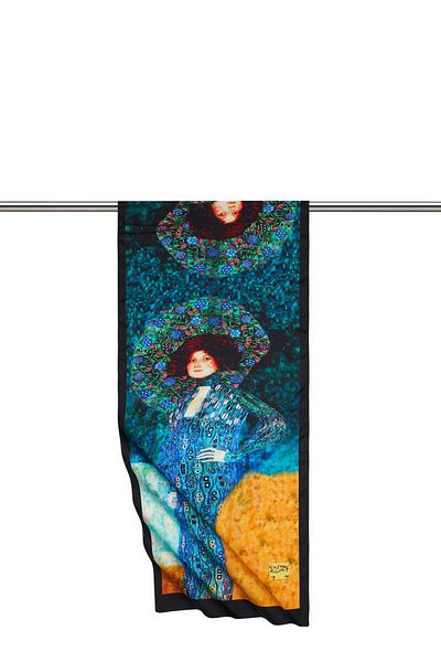 Bursa İpek Water Green Emile Flöge Silky Scarf