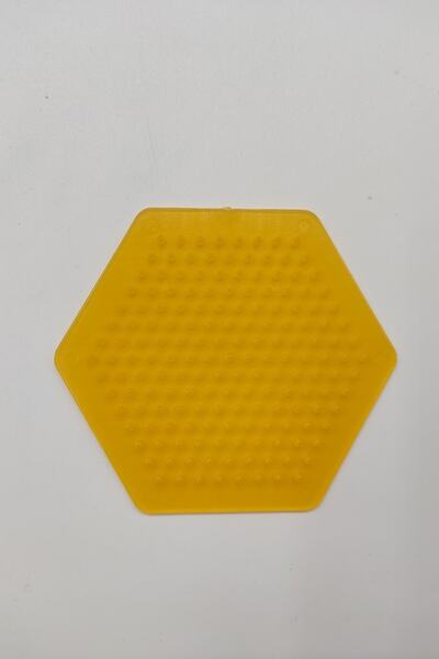 Pixel Pixel Placă de mărgele-galben Hexagon Ppp16-11