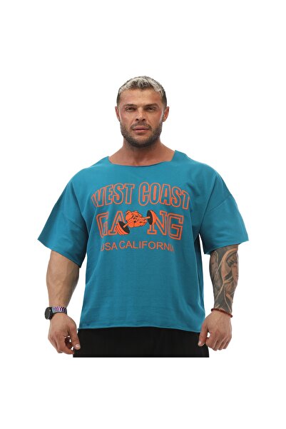 Stilya Tricou de antrenament pentru bărbați Bodybuilding Rag Top 7300