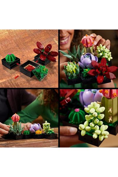 LEGO ® Sukulentler 10309 - Yetişkinler Için Dekoratif Bitki Yapım Seti; Eviniz Ya Da Ofisiniz Için Bi
