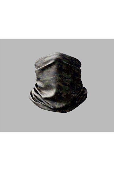 Buffalo Kamuflaj Tasarımlı Motorcu Buff Maske Outdoor Boyunluk Unisex Bandana
