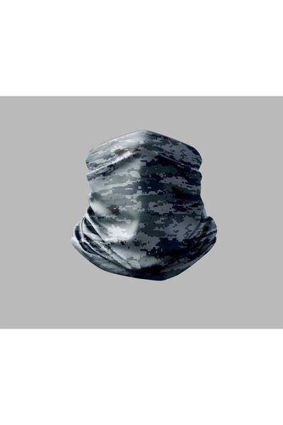 Buffalo Camouflage Designed Biker Buff Mask Outdoor Neck Collar Unisex Bandana