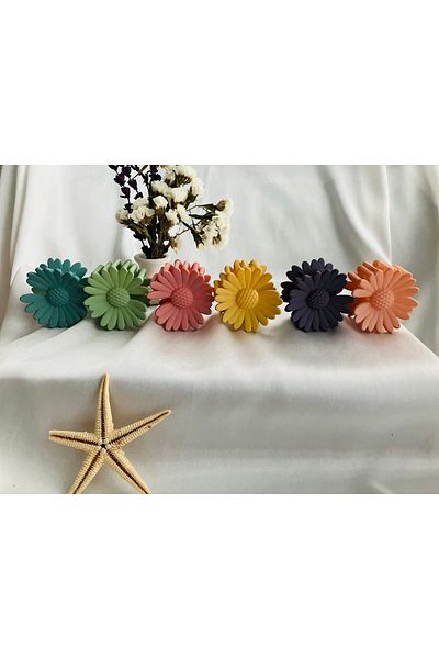 büzey accessory Daisy Shaped Latch - Buckle Single Set