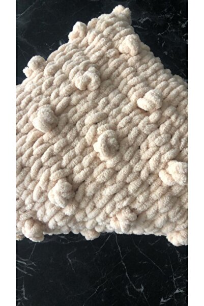 Berrak Alize Puffy Blanket Hand Knitted