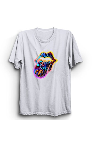 The Fame Rolling Stones majica sa šarenim dizajnom u stilu rok metala