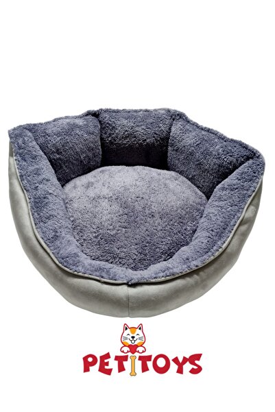 PETiTOYS Gri 55 Çap Yumuşak Milano Yatak