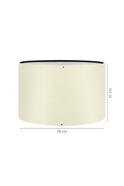 Art&Gift Pratik Yedek Lambader Başlığı Kumaş Krem