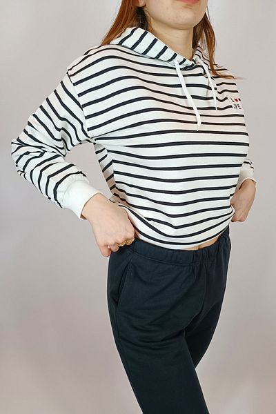 Ayya Women Striped Soft Sweatshirt Pullover
