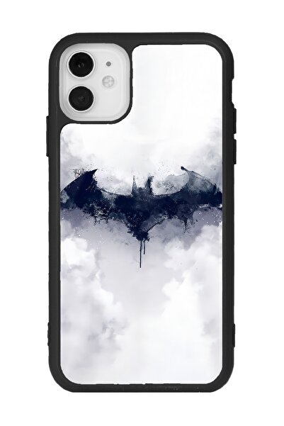 Spoyi Iphone 11 Beyaz Batman Tasarımlı Glossy Telefon Kılıfı