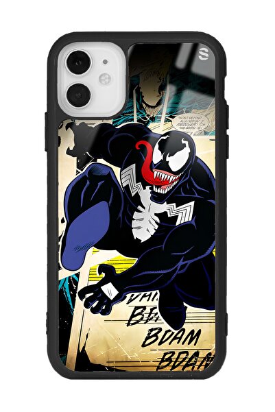 Spoyi Iphone 11 Venom Tasarımlı Glossy Telefon Kılıfı