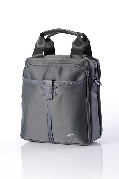 ÇÇS Geantă neagră unisex cu compartiment pentru tabletă
