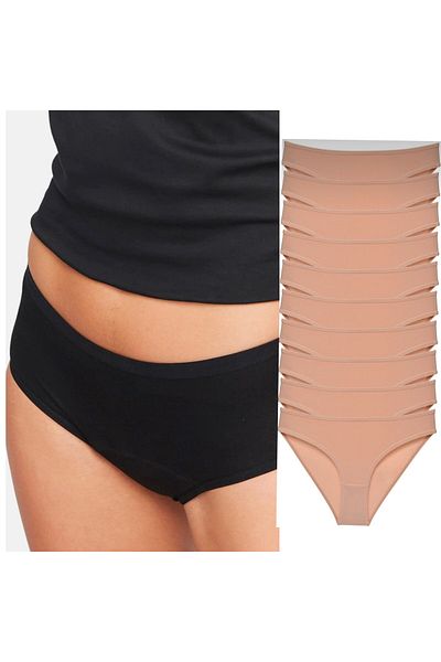 Afrodizyac 10-Piece High Waist Bamboo Bato Set (extra Soft and Flexible)