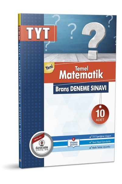 ÖZDEBİR YAYINEVİ Özdebir Yayınları Tyt Branş Deneme Seti Toplam 4 Kitap (4x10 Deneme)