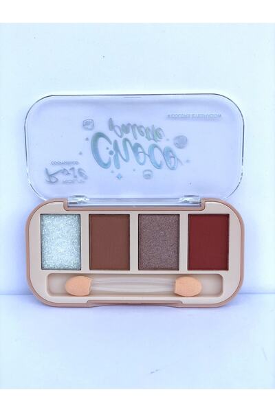 Roesıa Rose Cosmetics Rose Choco Palette 4'lü Göz Farı