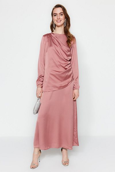 Trendyol Modest Evening Dress - Pink - Shift