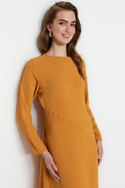 Trendyol Modest Kleid - Gelb - Shift