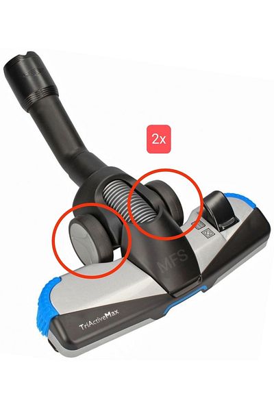 MFS Triactive Max Compatible - Replacement Caster with Absorber and Hose (2 Pieces)