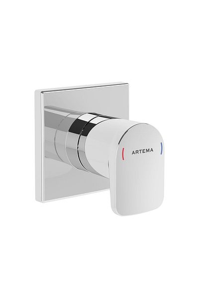 Artema Sbl Root Square A42729 Built-In Stop Valve, Surface Mounted, Chrome Sblshop1 1064356