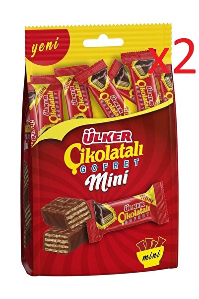 Ülker Mini Çikolatalı Gofret 82 Gr X 2 Li Paket