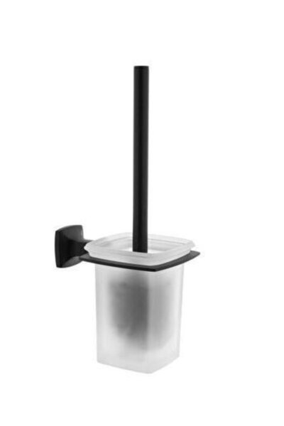 VitrA A4412536 Base 400 Tuvalet Fırçalığı Duvardan Siyah