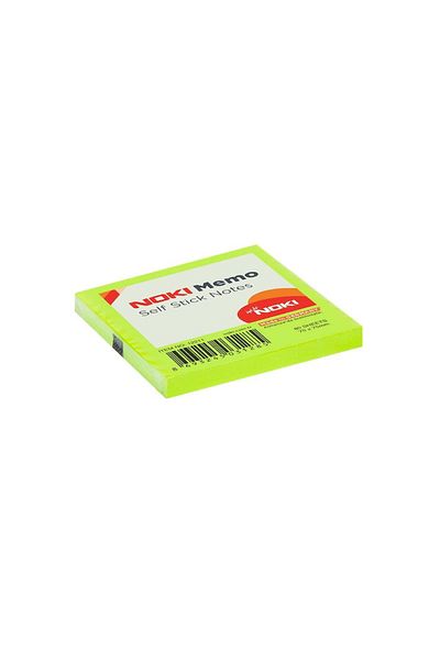 Noki 25 Pieces Postit 75mm X75mm Adhesive Paper 80 Sheets Green