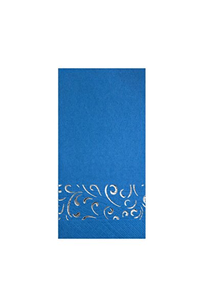 Story 33x33 سم رقائق فضية نمط رخامي 16 حزمة 1/8 أضعاف المناديل الورقية الملون...