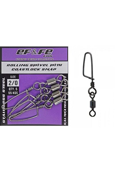 EFFE Rolling Swivel Coastlock Clip - No:,7