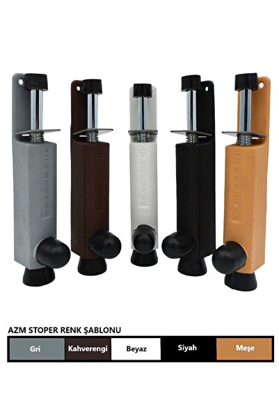 Azm Frenli Basmalı Kapı Stoperi Tampon Beyaz