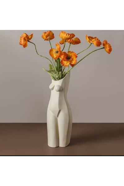 ÇAĞATÖLYE Kadın Vücudu Minimal ,iskandinav Ve Bohem Tarzı Vazo