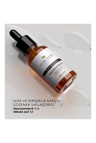 Herbaderm Süper Serum Leke, Kırışıklık Ve Sivilce Karşıtı 30 ml Dm Demstar Allık Fırçası Hediyeli