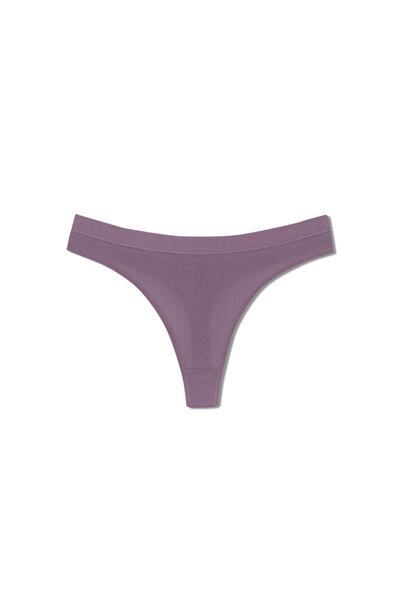HNX Corded Cotton 3-Piece Women's Thong Panties Set