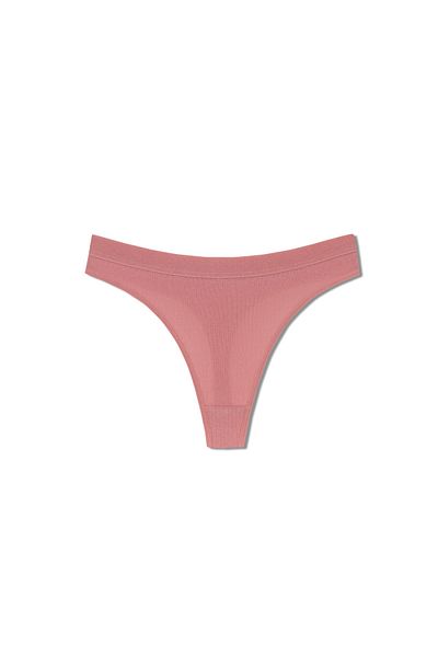 HNX 7-Piece Corded Cotton Women's Thong Panties Set