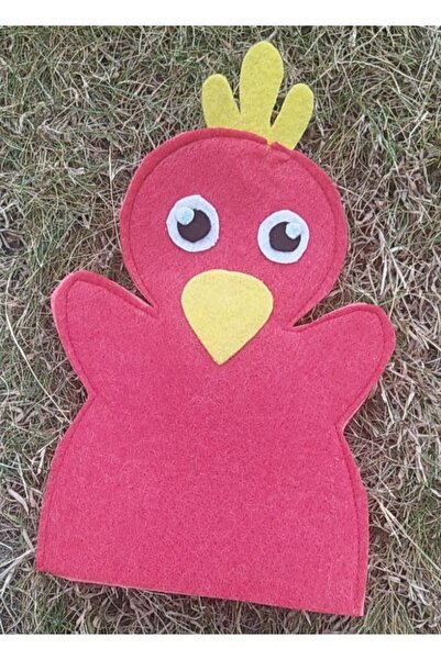 MOTOR BECERİ OYUNCAK Keçe Horoz El Kuklası